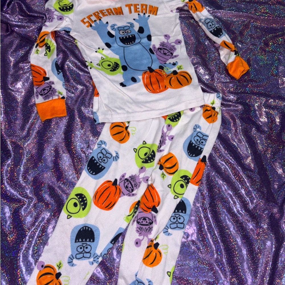 Disney Halloween Monsters Inc Pajamas